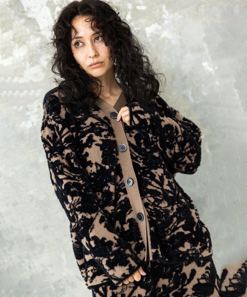  「2WAYジャガードニットカーディガン」|ニット・セーター|