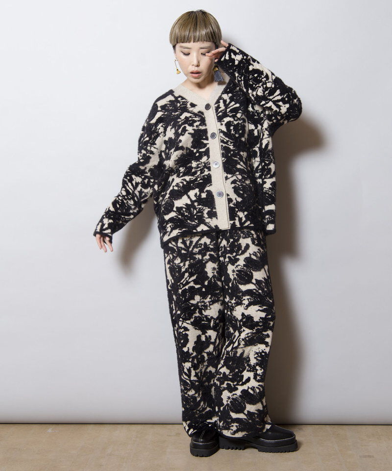  「2WAYジャガードニットカーディガン」|ニット・セーター|