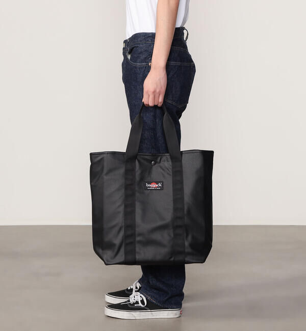  「bagjack |〈別注〉レザートートバッグ」|ショルダー・メッセンジャー|BLACK