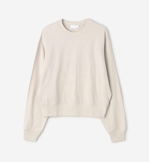 handvaerk「handvaerk |  コットン クルーネック長袖Tシャツ WOMEN」|スウェット・ジャージ|ECRU