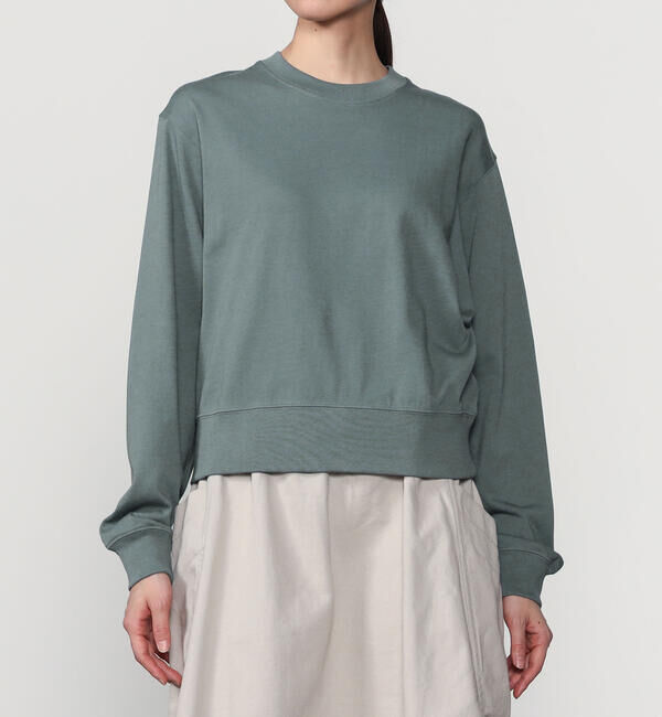 handvaerk「handvaerk |  コットン クルーネック長袖Tシャツ WOMEN」|スウェット・ジャージ|