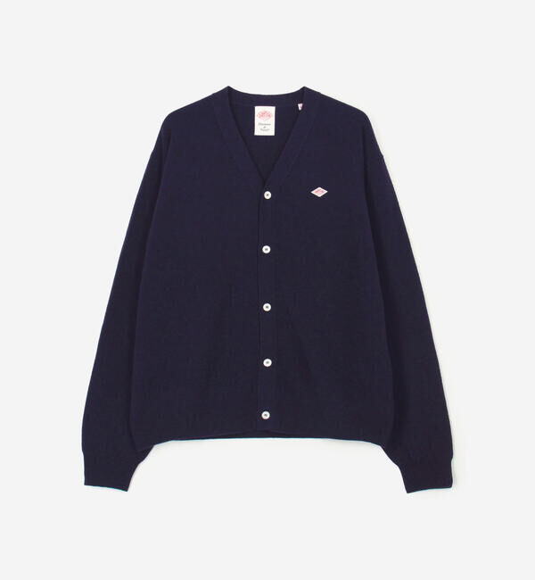 DANTON「DANTON | ラムウール Vネックニットカーディガン MEN」|ニット・セーター|
