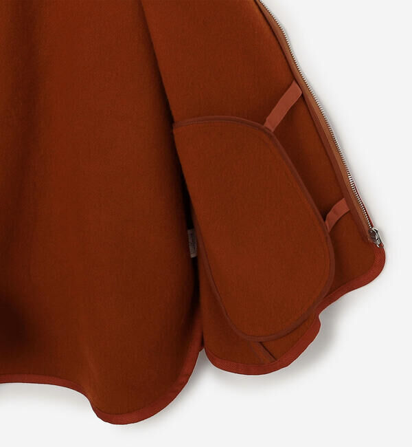 DANTON「DANTON | ウールメルトン フードブルゾン WOMEN」|テーラードジャケット|