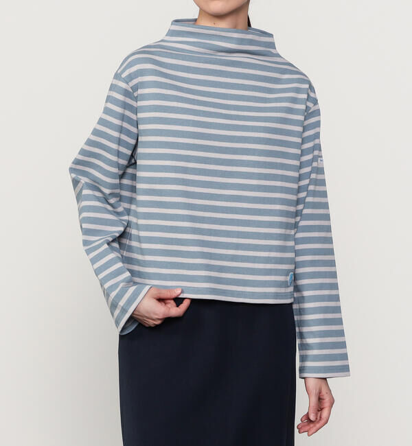 ORCIVAL「ORCIVAL | コットンロード ボトルネックTシャツ WOMEN」|Tシャツ・カットソー|BLUE系1