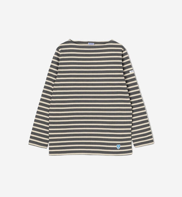 ORCIVAL「ORCIVAL | コットンロード フレンチバスクシャツ WOMEN」|Tシャツ・カットソー|GREY系1