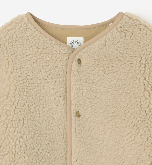 ORCIVAL「ORCIVAL | ボアフリース ノーカラーブルゾン WOMEN」|テーラードジャケット|