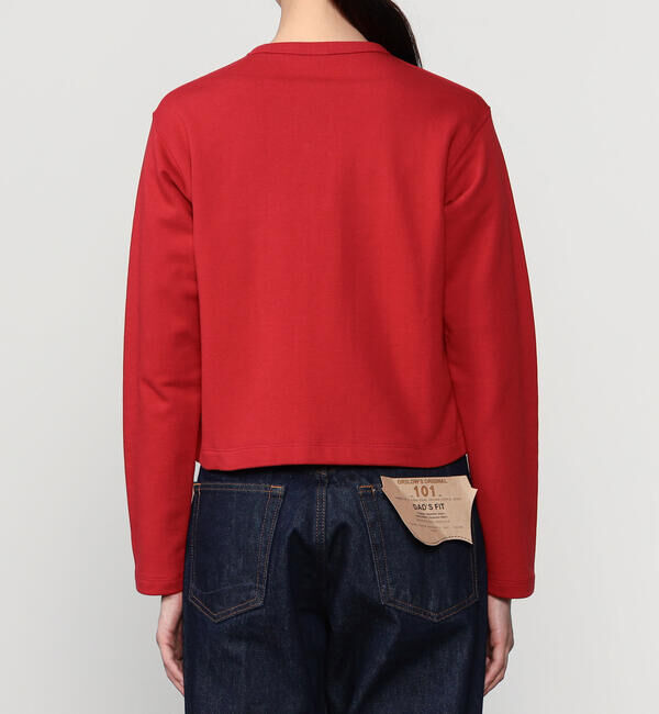 ORCIVAL「ORCIVAL | コットン裏毛 クルーネックカーディガン WOMEN」|カーディガン|