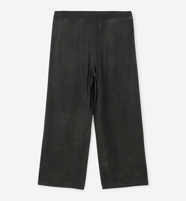 LE GLAZIK「LE GLAZIK | コットンレーヨン エラスティックパンツ WOMEN」|チノ|
