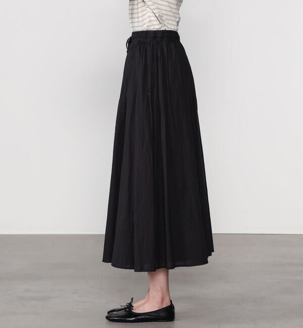  「INDIA INDUSTRY | コットンローン ギャザースカート WOMEN」|スカート|