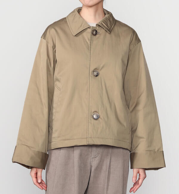 GYMPHLEX「Gymphlex | ツイル ショートコート WOMEN」|ダウン|