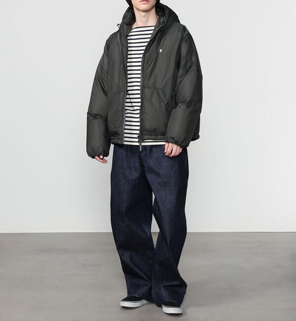 GYMPHLEX「Gymphlex | ナイロン フードダウンジャケット MEN」|ダウン|