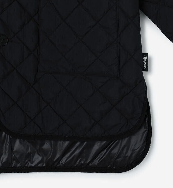 GYMPHLEX「Gymphlex | ナイロンタフタ キルトダウンカラーレスコート WOMEN」|ダウン|