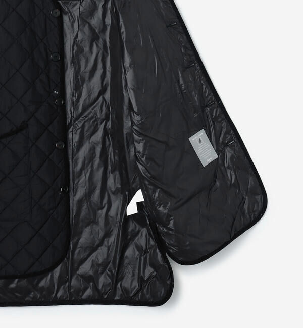 GYMPHLEX「Gymphlex | ナイロンタフタ キルトダウンカラーレスコート WOMEN」|ダウン|