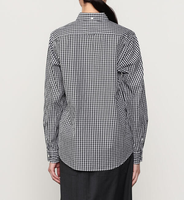 GYMPHLEX「Gymphlex | 長袖 ボタンダウンシャツ GINGHAM WOMEN」|シャツ・ブラウス|