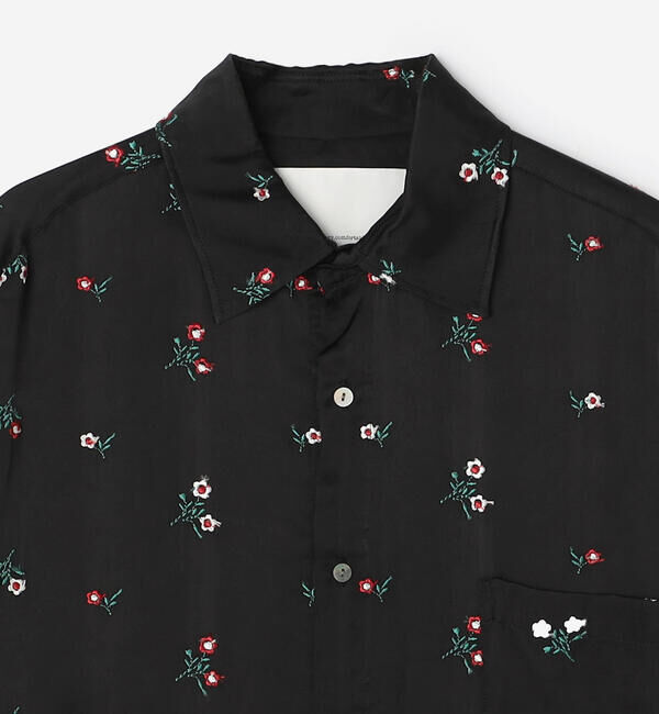  「TICCA | フラワーエンブロイダリー 長袖シャツ WOMEN」|シャツ・ブラウス|