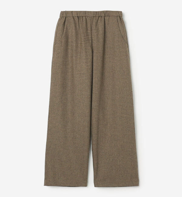 Morris & Sons「MORRIS & SONS | ガンクラブチェック ワイドイージーパンツ WOMEN」|チノ|