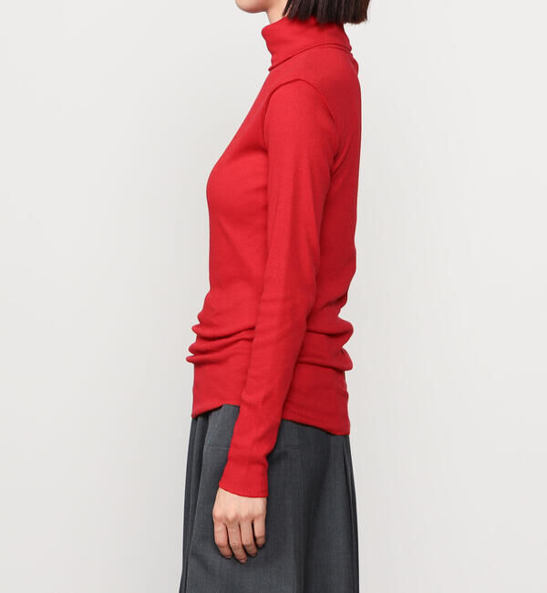  「MEYAME | ソフトリブ タートルネック WOMEN」|Tシャツ・カットソー|