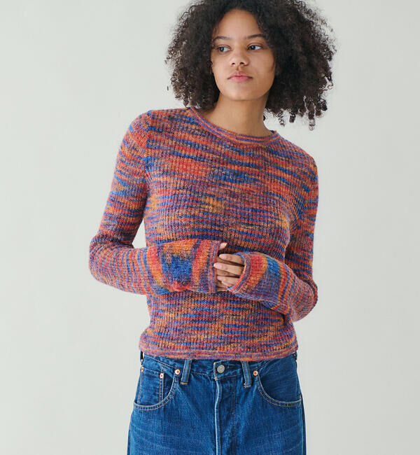  「RYE TENDER | 長袖 ニットプルオーバー WOMEN」|ニット・セーター|