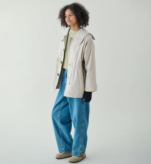  「Jo Gordon | ウール ストライプ フィンガーレスグローブ UNISEX」|手袋|