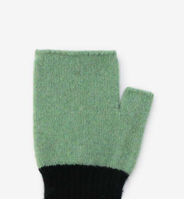  「Jo Gordon | ウール ストライプ フィンガーレスグローブ UNISEX」|手袋|