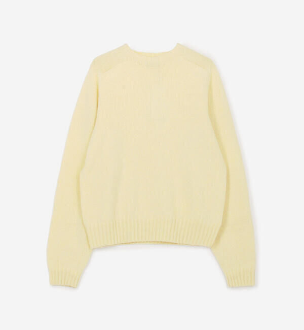 Morris & Sons「MORRIS & SONS | ジーロンラム クルーネックニット WOMEN」|ニット・セーター|YELLOW