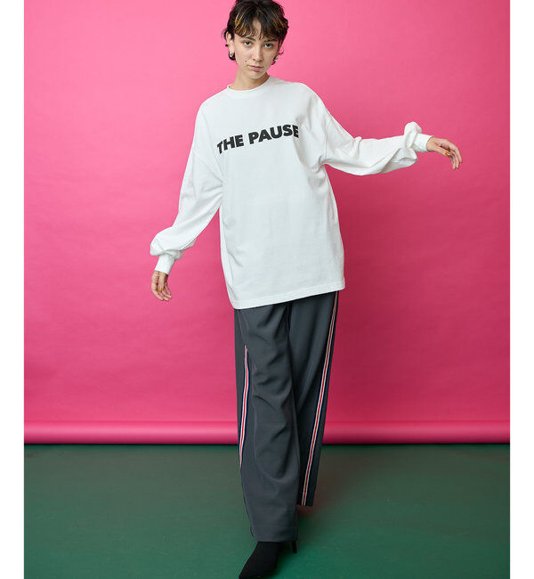THE PAUSE「【THE PAUSE】THE PAUSEロングスリーブTシャツ」|Tシャツ・カットソー|