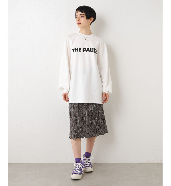 THE PAUSE「【THE PAUSE】THE PAUSEロングスリーブTシャツ」|Tシャツ・カットソー|