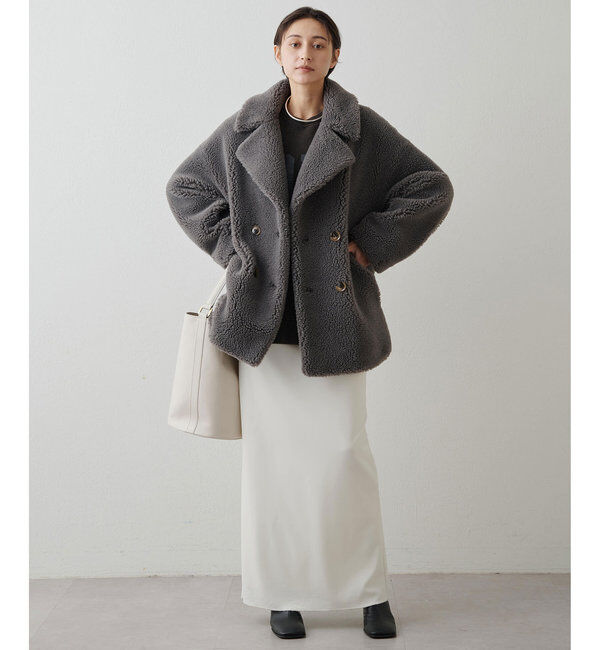 THE PAUSE「【THE PAUSE】ボアダブルコート」|その他|