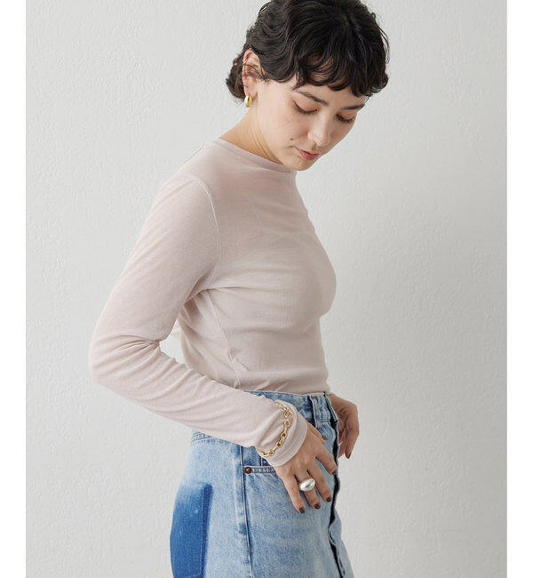  「シアーフライスクルーネックプルオーバー」|Tシャツ・カットソー|