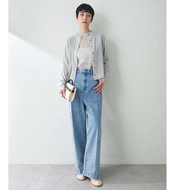  「センタープレスデニムパンツ」|デニム|