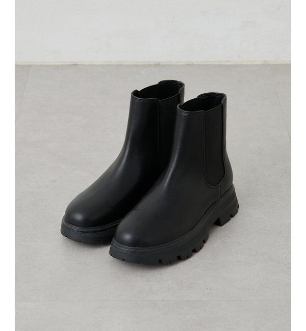  「【THE PAUSE】撥水サイドゴアブーツ」|ショートブーツ|