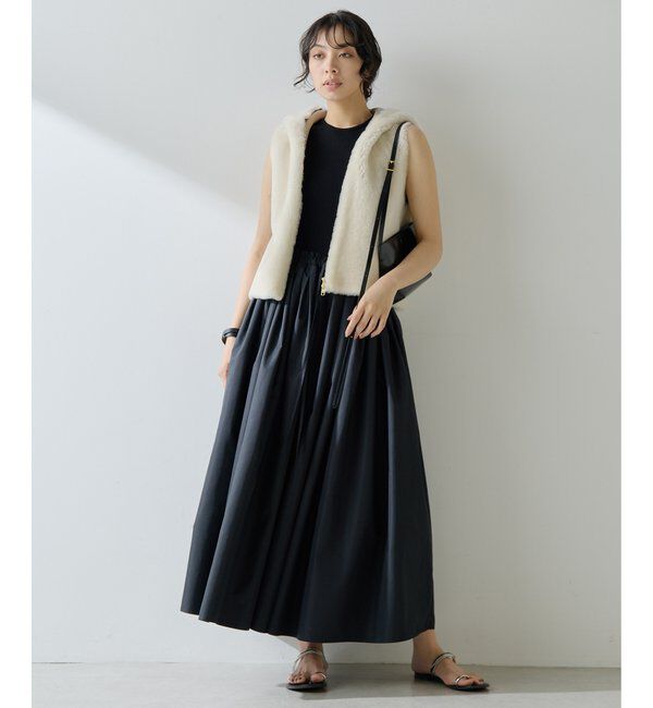  「ムートンフードジレ」|ベスト・ジレ|