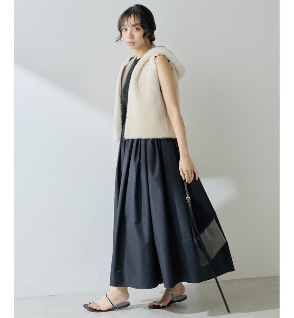  「ムートンフードジレ」|ベスト・ジレ|