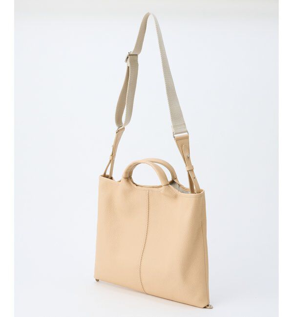 Hoaw.「【Hoaw.】レザーストラップバッグ」|トートバッグ|