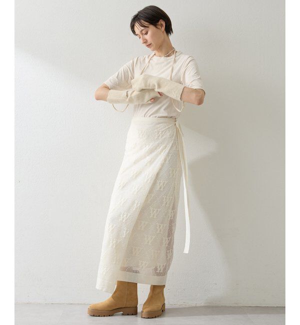  「ジャガードラップスカート」|スカート|