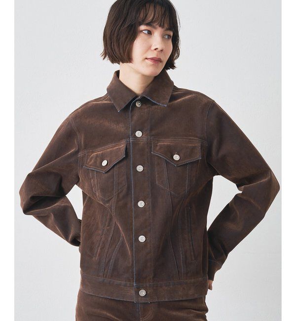  「デニムフロッキーGジャン」|デニムジャケット|