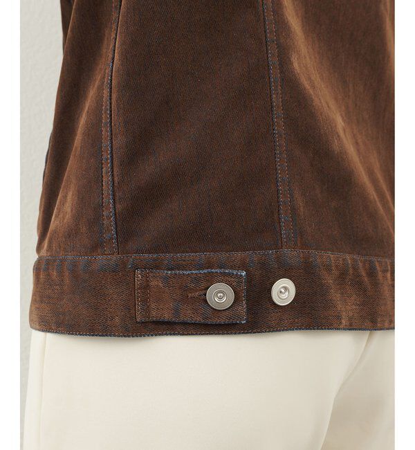  「デニムフロッキーGジャン」|デニムジャケット|