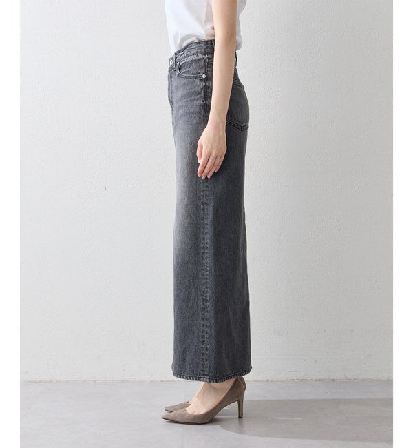  「デニムスリットスカート」|スカート|