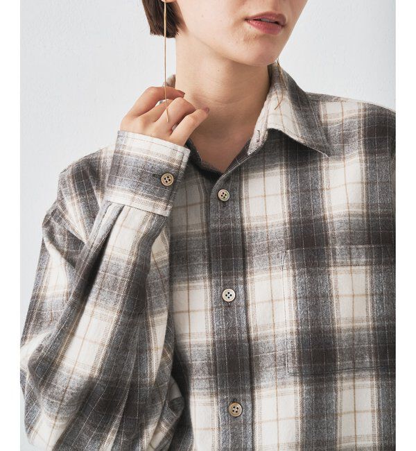  「シャギーチェックシャツ」|シャツ・ブラウス|