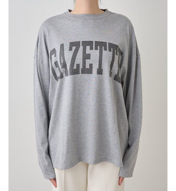  「GAZETTEロングTシャツ」|Tシャツ・カットソー|