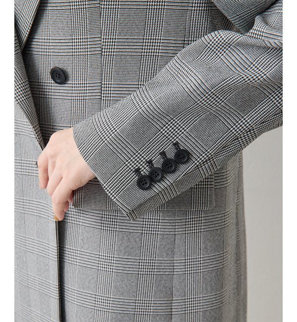 THE PAUSE「【THE PAUSE】チェックダブルジャケット」|テーラードジャケット|