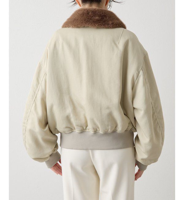 THE PAUSE「【THE PAUSE】ファーカラーMA-1」|その他|