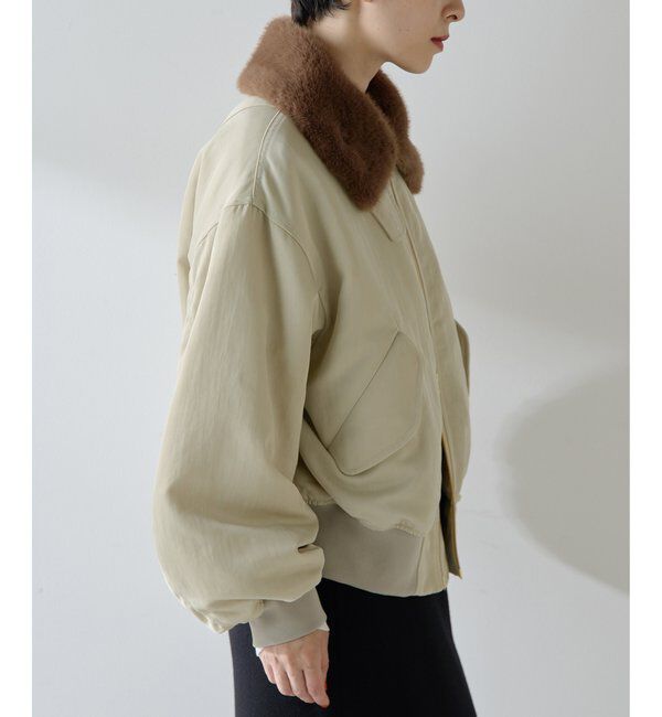 THE PAUSE「【THE PAUSE】ファーカラーMA-1」|その他|