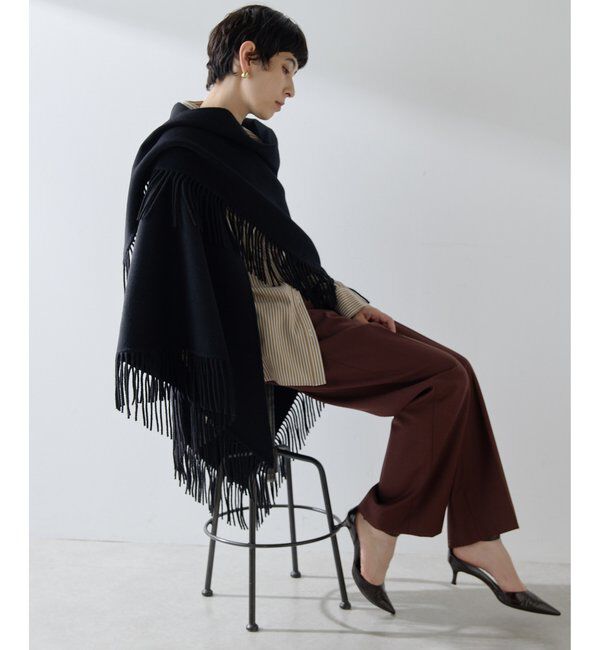  「【Christian AKS】Wool Fringe Stole」|マフラー|