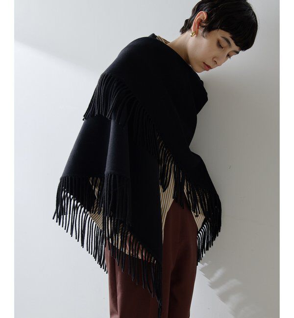  「【Christian AKS】Wool Fringe Stole」|マフラー|