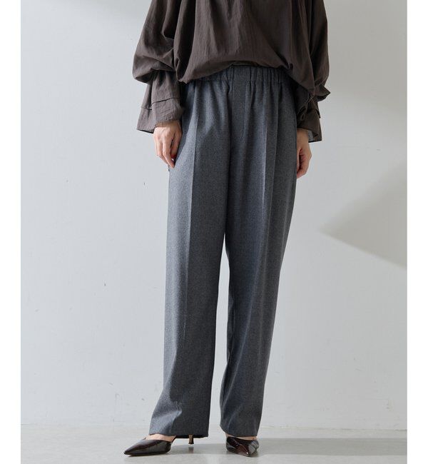  「サキソニーウールパンツ」|チノ|