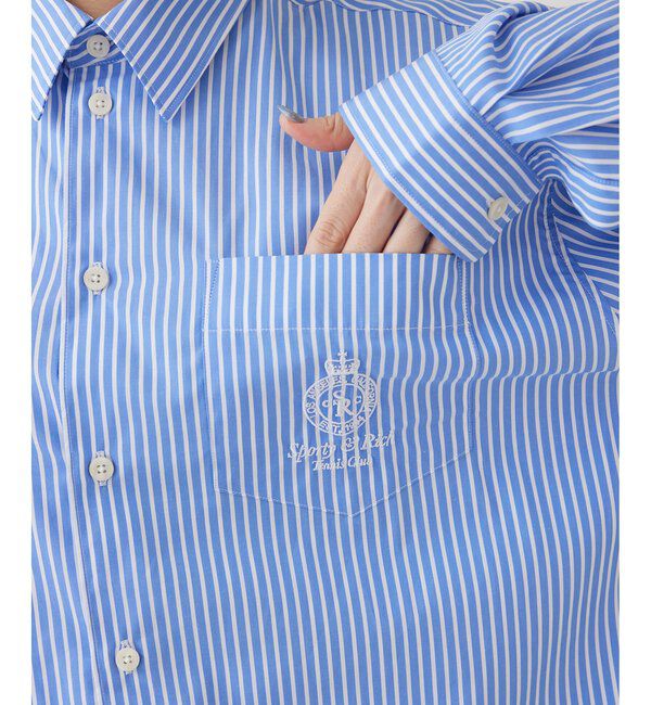  「【Sporty&Rich】Crown Tennis Shirts」|シャツ・ブラウス|