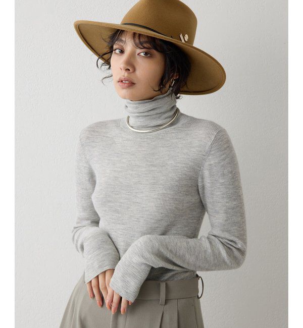  「ソフトRIBタートル」|ニット・セーター|