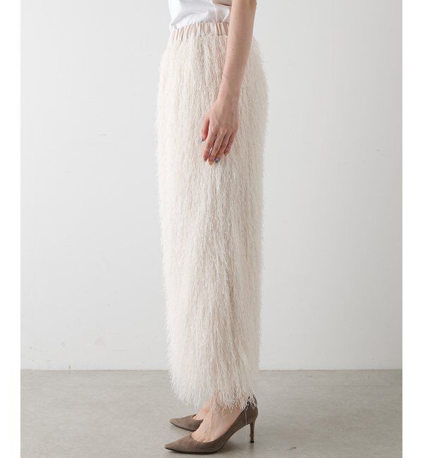 THE PAUSE「【THE PAUSE】ラメフリンジスカート」|スカート|