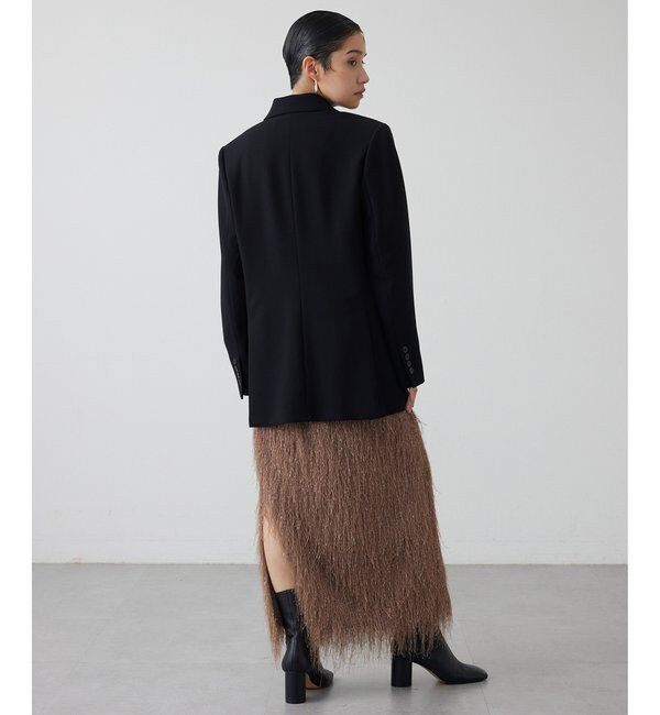 THE PAUSE「【THE PAUSE】ラメフリンジスカート」|スカート|